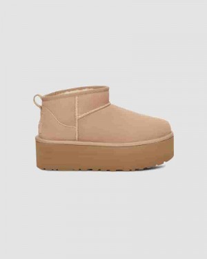 UGG Classic Ultra Mini Platform Støvler Børn Brune | DKN8712W