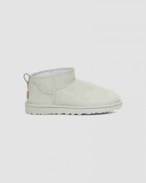 UGG Classic Ultra Mini Støvler Dame Hvide | DKI8536L