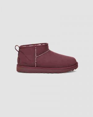 UGG X Madhappy Ultra Mini Støvler Dame Bordeaux | DKU8522Z