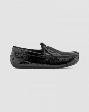 UGG X Telfar Loafer Crinkle Tøfler Dame Sort | DKY8575X