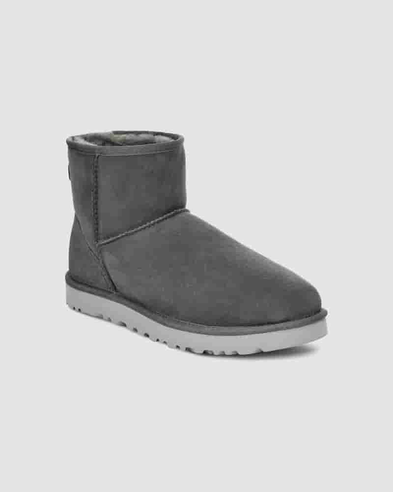 UGG Classic Mini Støvler Herre Mørkegrå | DKQ8632M