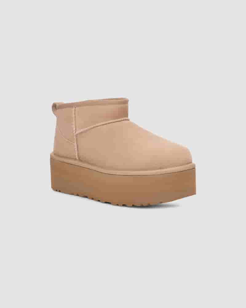 UGG Classic Ultra Mini Platform Støvler Børn Brune | DKN8712W