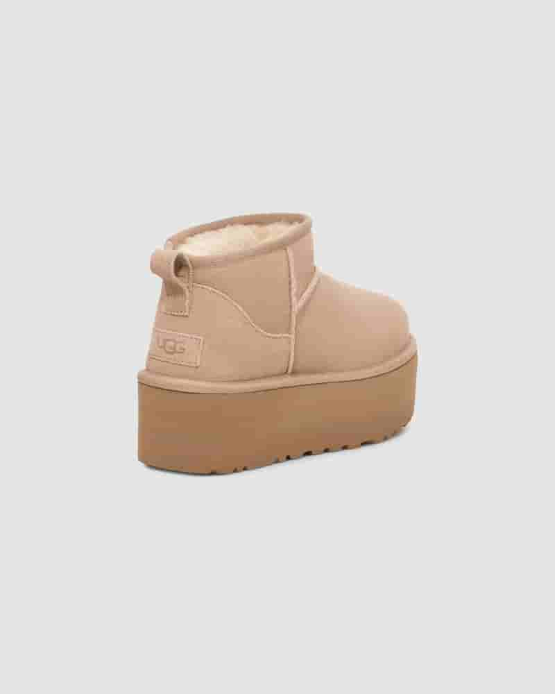 UGG Classic Ultra Mini Platform Støvler Børn Brune | DKN8712W