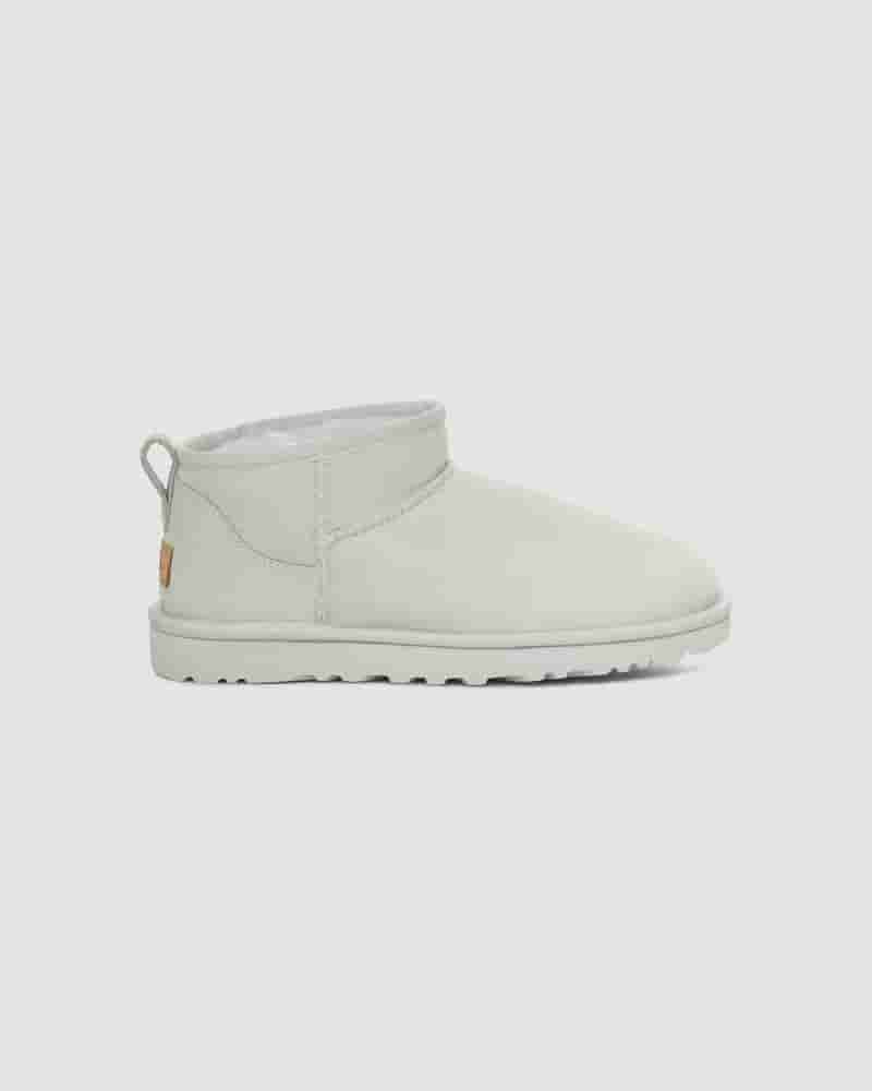 UGG Classic Ultra Mini Støvler Børn Hvide | DKC8706T