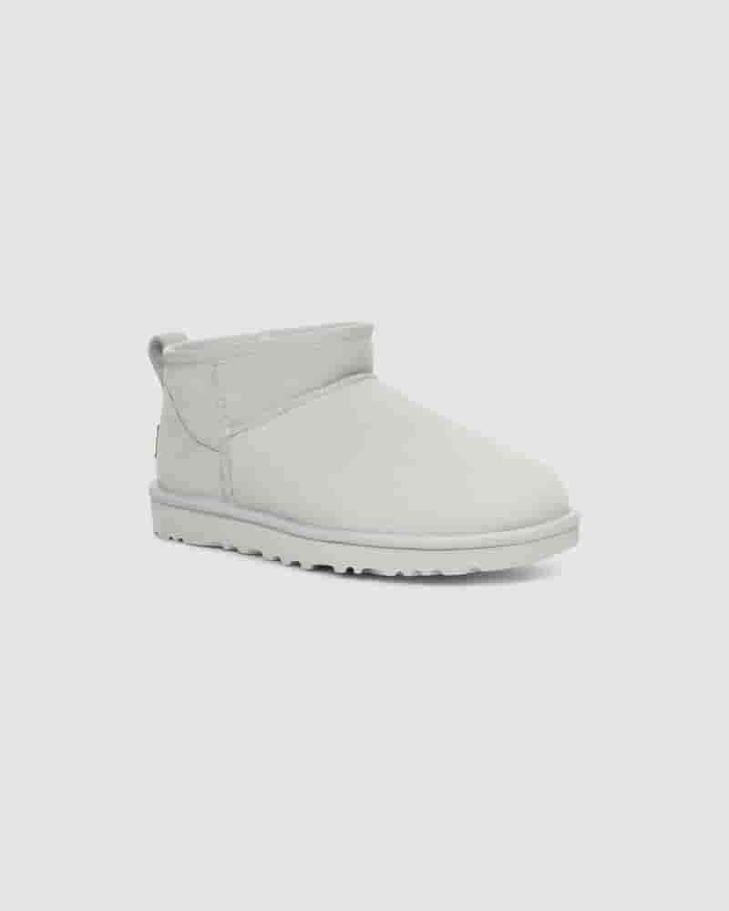 UGG Classic Ultra Mini Støvler Dame Hvide | DKI8536L