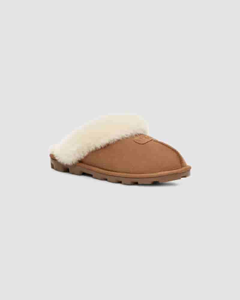 UGG Coquette Slipper Tøfler Dame Brune | DKL8614I