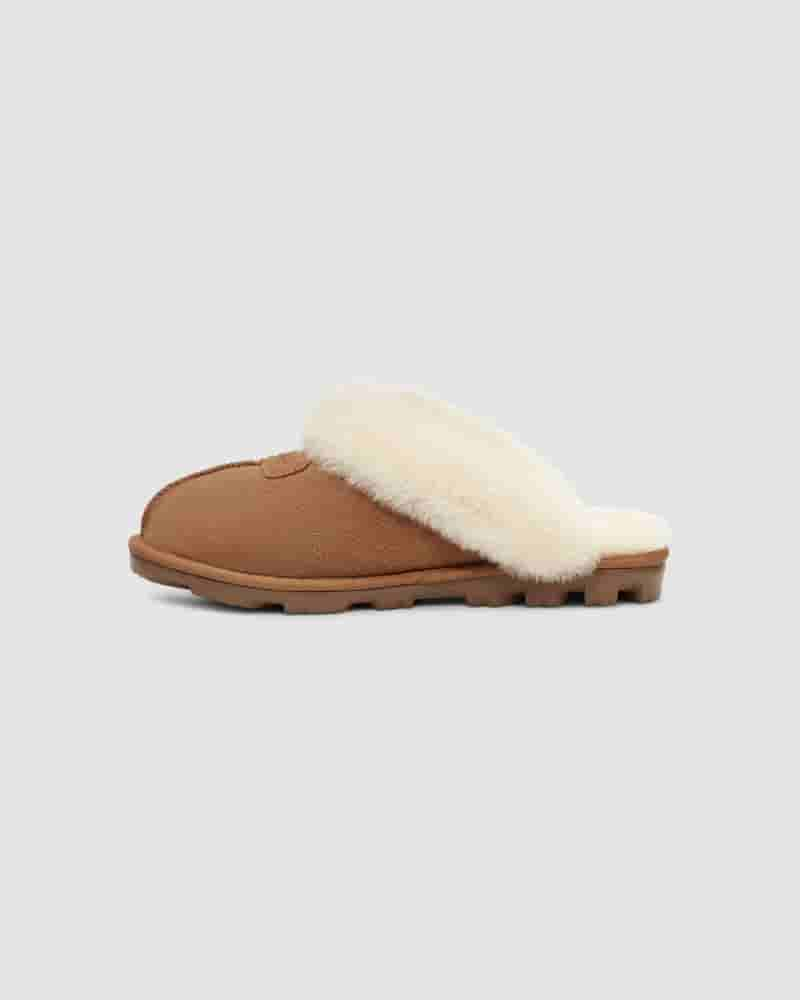 UGG Coquette Slipper Tøfler Dame Brune | DKL8614I