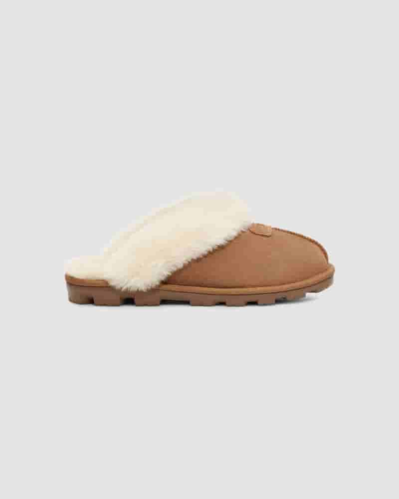 UGG Coquette Slipper Tøfler Dame Brune | DKL8614I