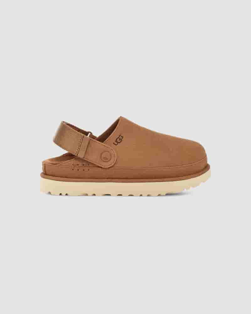 UGG Goldenstar Clog Sandaler Dame Kaffe | DKD8568F