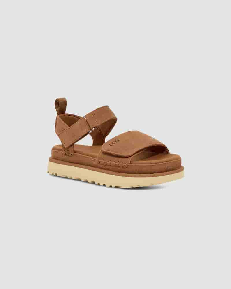 UGG Goldenstar Sandaler Dame Kaffe | DKS8569G