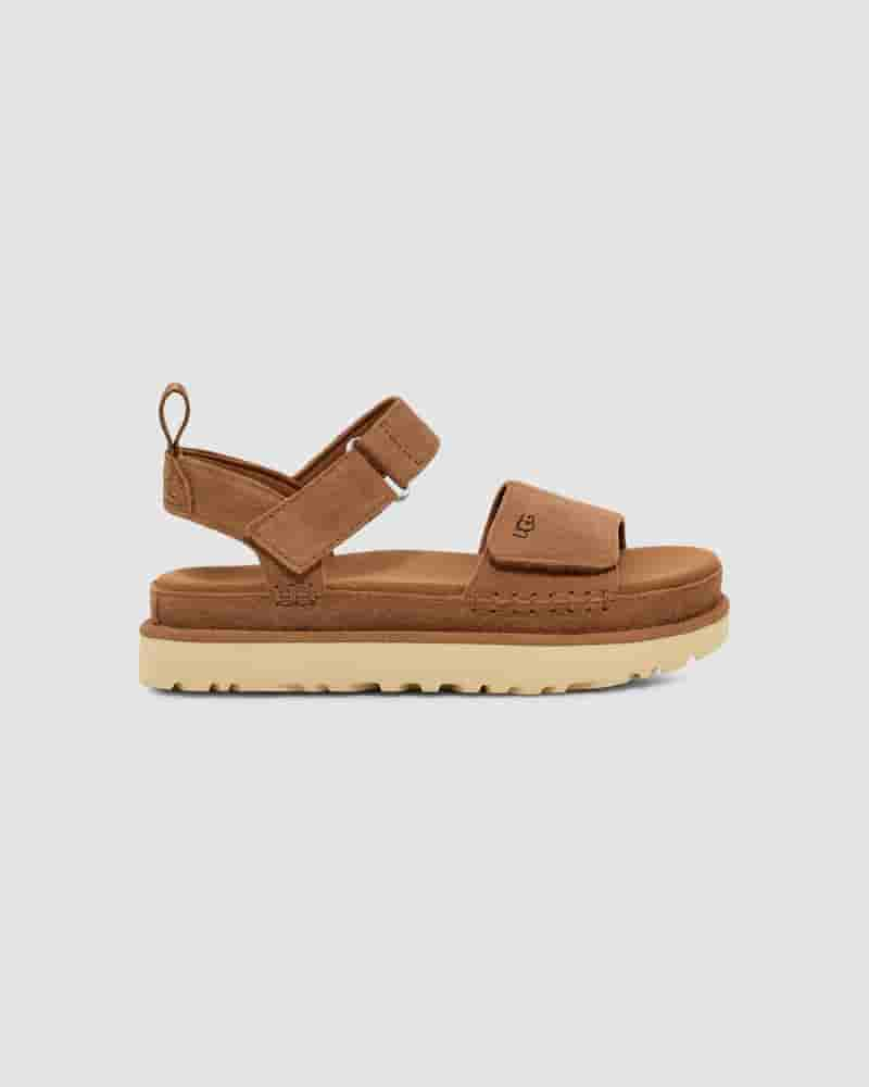 UGG Goldenstar Sandaler Dame Kaffe | DKS8569G