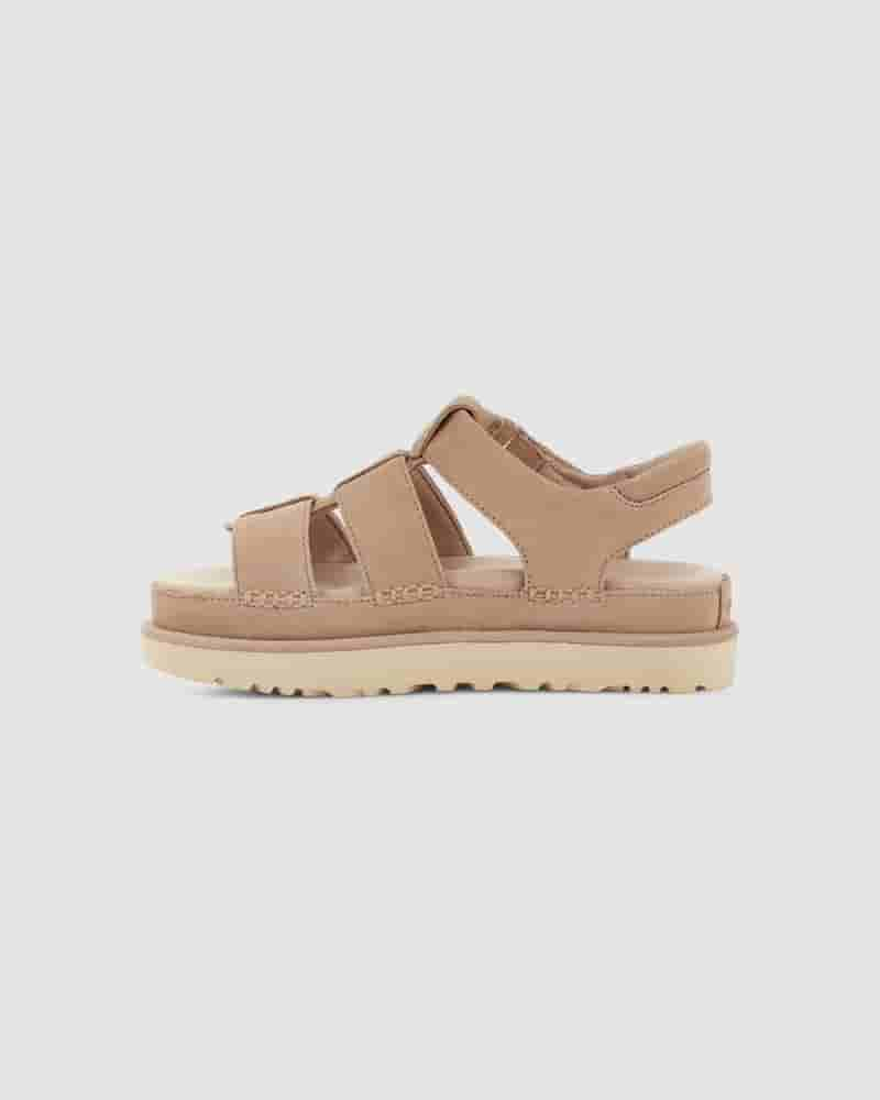 UGG Goldenstar Strap Sandaler Dame Brune | DKK8563O