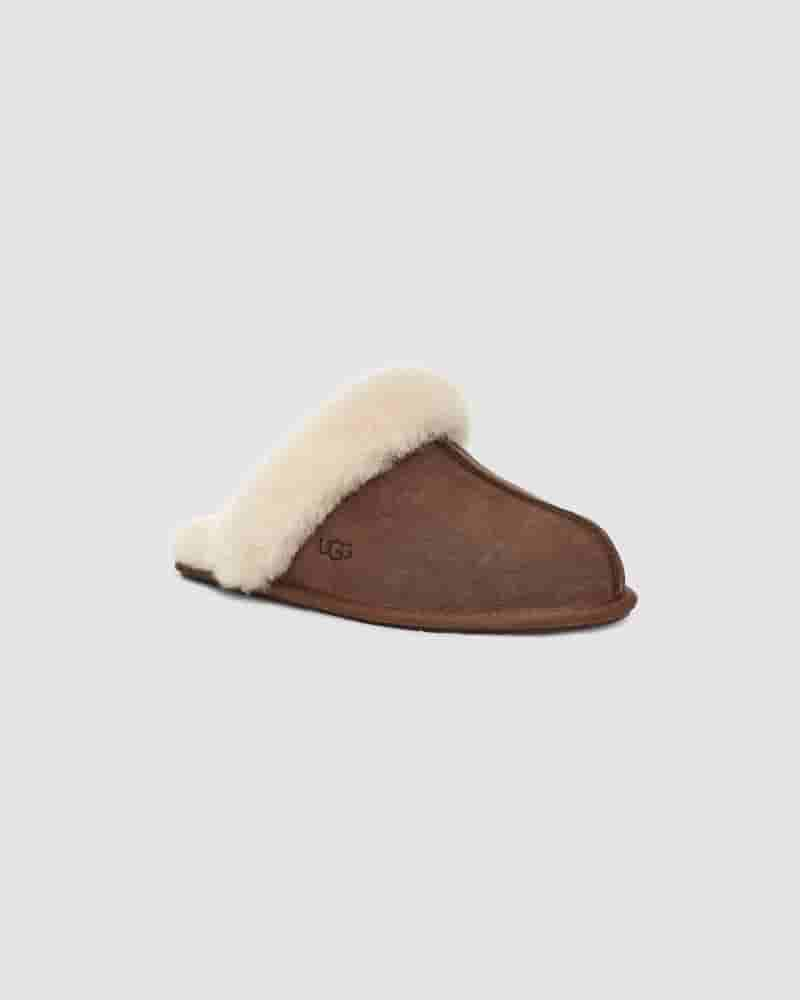 UGG Scuffette II Tøfler Dame Chokolade | DKA8591H