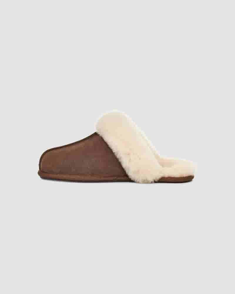 UGG Scuffette II Tøfler Dame Chokolade | DKA8591H