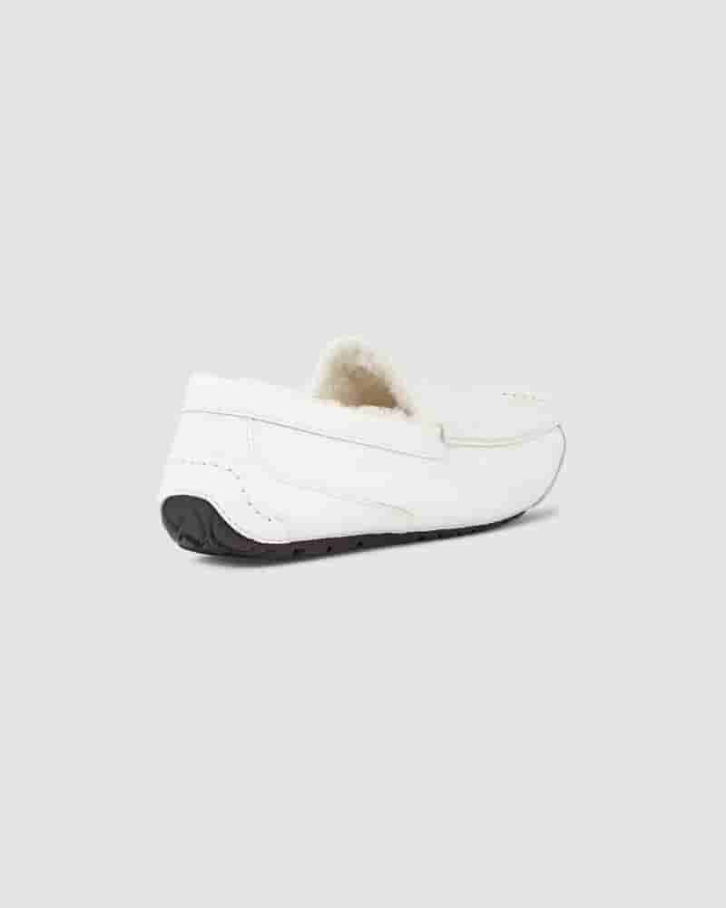 UGG X Telfar Loafer Crinkle Tøfler Dame Hvide | DKT8576C