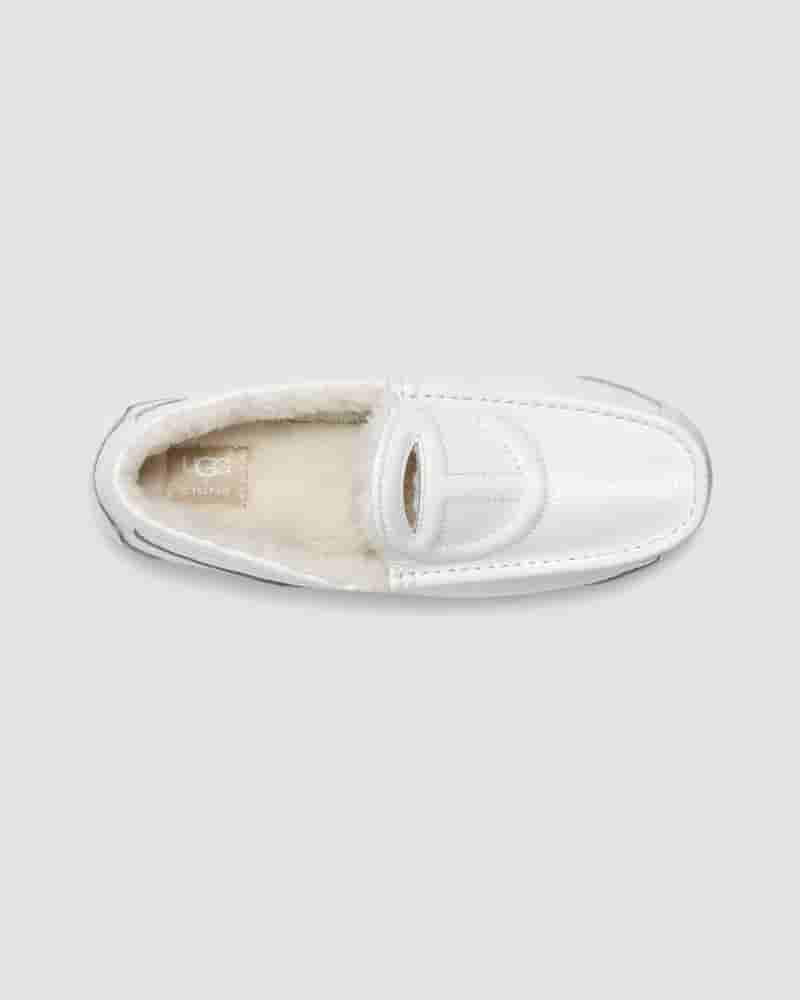 UGG X Telfar Loafer Crinkle Tøfler Dame Hvide | DKT8576C