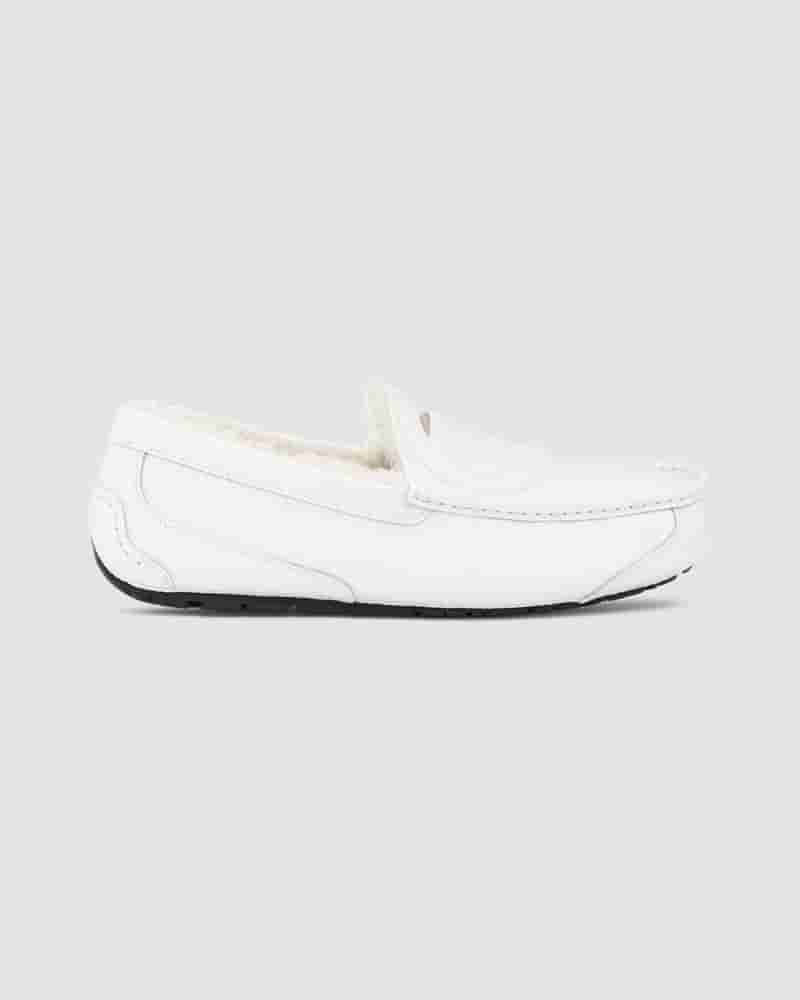 UGG X Telfar Loafer Crinkle Tøfler Dame Hvide | DKT8576C