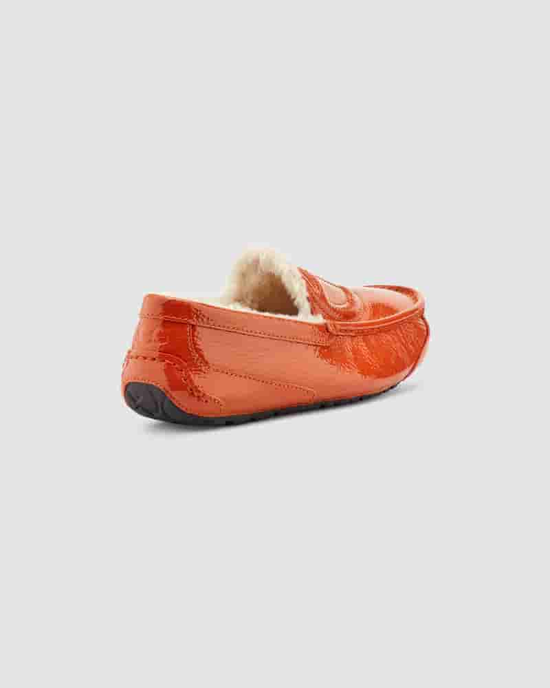 UGG X Telfar Loafer Crinkle Tøfler Dame Orange | DKU8574Z