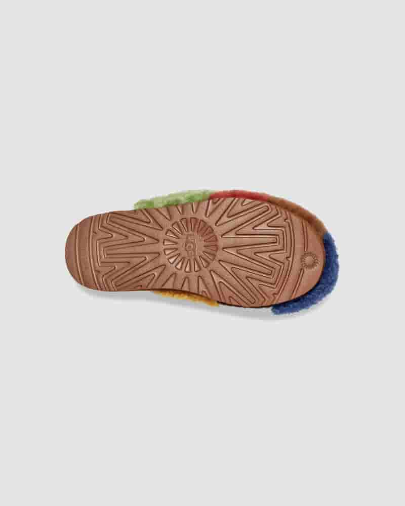 UGG X The Elder Statesman Patchwork Slide Sandaler Herre Flerfarvede | DKM8659Q