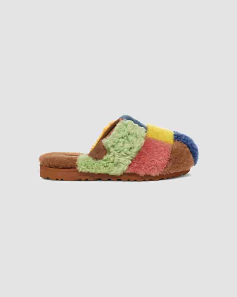 UGG X The Elder Statesman Patchwork Slide Sandaler Herre Flerfarvede | DKM8659Q